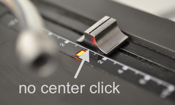 Pitch Quartz Lock / Center Click  Removal